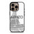 KENZO PARIS EIFFEL TOWER iPhone 16 Pro Case Cover