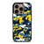 MICHIGAN WOLVERINES FOOTBALL CAMO iPhone 16 Pro Case Cover