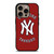 NEW YORK YANKEES BASEBALL LOGO RED iPhone 16 Pro Case Cover