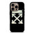 OFF WHITE TAPE LOGO iPhone 16 Pro Case Cover