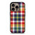 PIXELIZED TARTAN PATTERN iPhone 16 Pro Case Cover
