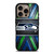 SEATTLE SEAHAWKS METAL LOGO iPhone 16 Pro Case Cover