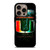 UM MIAMI HURRICANES NFL iPhone 16 Pro Case Cover UM MIAMI HURRICANES NFL iPhone 16 Pro Case Cover