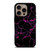 VIOLET ABSTRACT SMOKED GRID iPhone 16 Pro Case Cover