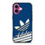 ADIDAS LOGO BLUE RETRO iPhone 16 Plus Case Cover