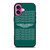 ASTON CAR LOGO GREEN iPhone 16 Plus Case Cover