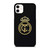 REAL MADRID CF LOGO BLACK iPhone 11 Case Cover REAL MADRID CF LOGO BLACK iPhone 11 Case Cover