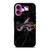 ATLANTA BRAVES BLACK MARBLE LOGO iPhone 16 Plus Case Cover
