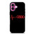 AUDI HEART BEATING iPhone 16 Plus Case Cover