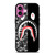 BAPE SHARK CAMO iPhone 16 Plus Case Cover