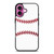 BASEBALL RED STITCHING iPhone 16 Plus Case Cover