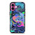 BLUE LIQUID CHROME iPhone 16 Plus Case Cover