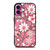 BLUSH PINK VERA BRADLEY PRINT iPhone 16 Plus Case Cover