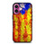 CATALONIA FLAG BRUSHES iPhone 16 Plus Case Cover