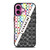 COACH NEW YORK LOGO COLORFULL BLACK ICON iPhone 16 Plus Case Cover