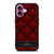 COACH NEW YORK RED GOLD iPhone 16 Plus Case Cover