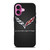 CORVETTE CARBON EMBLEM iPhone 16 Plus Case Cover