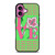 LOVE AKA PINK AND GREEN iPhone 16 Plus Case Cover