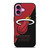 MIAMI HEAT BASKETBALL LOGO iPhone 16 Plus Case Cover