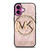 MICHAEL KORS LOGO MK PINK iPhone 16 Plus Case Cover