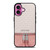 MICHAEL KORS MK LOGO BACKPACK PINK BAG iPhone 16 Plus Case Cover