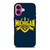 MICHIGAN WOLVERINES LOGO UNIVERSITY FOOTBALL ICON iPhone 16 Plus Case Cover