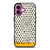 MUSTARD POLKADOTS PATTERN iPhone 16 Plus Case Cover