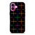 NEON DIAMONDS PATTERN iPhone 16 Plus Case Cover