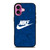 NIKE CHELSEA JERSEY PATTERN iPhone 16 Plus Case Cover