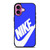 NIKE LOGO BLUE iPhone 16 Plus Case Cover