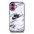 NIKE LOGO MARBLE iPhone 16 Plus Case Cover
