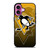 PITTSBURGH PENGUINS NHL HALFTONE iPhone 16 Plus Case Cover