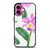PURPLE ORCHID FLOWER PAINTING iPhone 16 Plus Case Cover