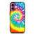 RAINBOW TIE DYE PATTERN iPhone 16 Plus Case Cover
