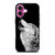 ROAR WHITE WOLF iPhone 16 Plus Case Cover