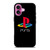 SONY PLASTATION PS 5 SYMBOL iPhone 16 Plus Case Cover