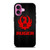 STURM RUGER FIREARM RED METAL iPhone 16 Plus Case Cover