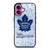 TORONTO MAPLE LEAFS MARBLE LOGO iPhone 16 Plus Case Cover