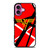 VAN HALLEN RED ABSTRACT LOGO iPhone 16 Plus Case Cover
