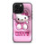 CUTE PINK HELLO KITTY iPhone 16 Pro Max Case Cover