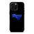 LOS ANGELES RAMS NEON BLUE LOGO iPhone 16 Pro Max Case Cover