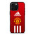 MANCHESTER UNITED FC ADIDAS STRIPES iPhone 16 Pro Max Case Cover