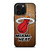 MIAMI HEAT WOODEN LOGO NBA iPhone 16 Pro Max Case Cover
