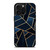 NAVY STONE CERAMIC ABSTRACT iPhone 16 Pro Max Case Cover