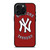 NEW YORK YANKEES BASEBALL LOGO RED iPhone 16 Pro Max Case Cover