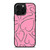 PINK LOVE BRUSHES PATTERN iPhone 16 Pro Max Case Cover