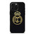 REAL MADRID CF LOGO BLACK iPhone 16 Pro Max Case Cover