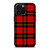 RED BLACK TARTAN PATTERN iPhone 16 Pro Max Case Cover