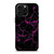 VIOLET ABSTRACT SMOKED GRID iPhone 16 Pro Max Case Cover