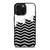 ZIG ZAG HALF PATTERN iPhone 16 Pro Max Case Cover